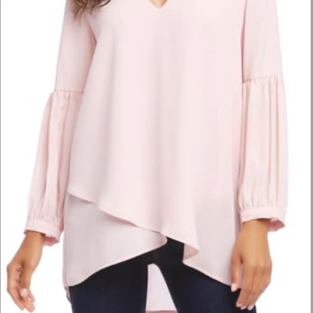 🆕 Gorgeous pink Karen Kane Blouse - Picture 3 of 4